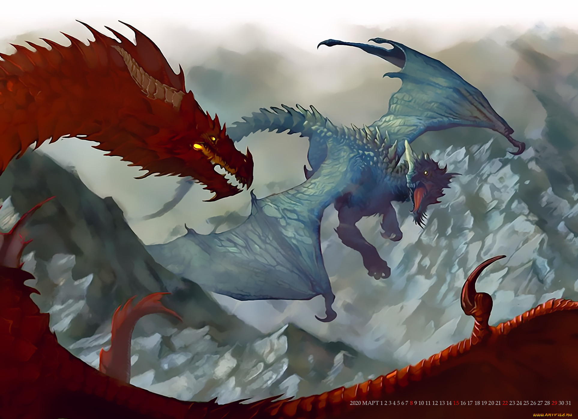 ДНД битва с драконом